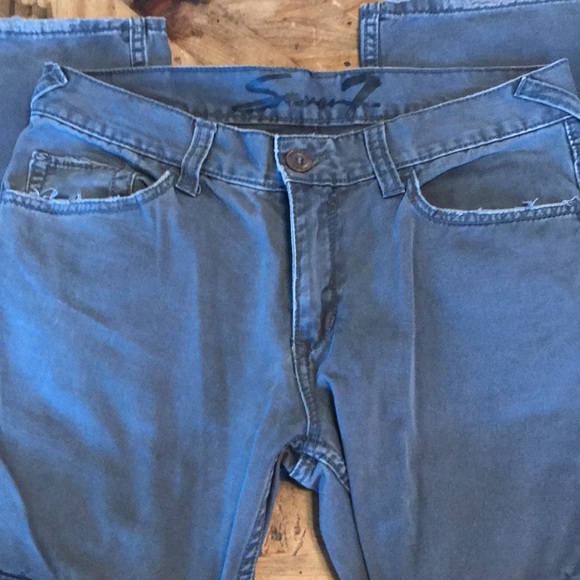 Two pairs men’s Seven 7 cargo pants 31w 34l - Picture 6 of 8